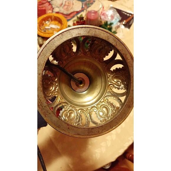 1890s THE B&H (Bradley and Hubbad oil lamp converted to electric "can b turñed b - Picture 5 of 14